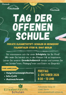 Unterricht erleben und Schule persönlich kennenlernen Unterricht erleben und Schule persönlich kennenlernen