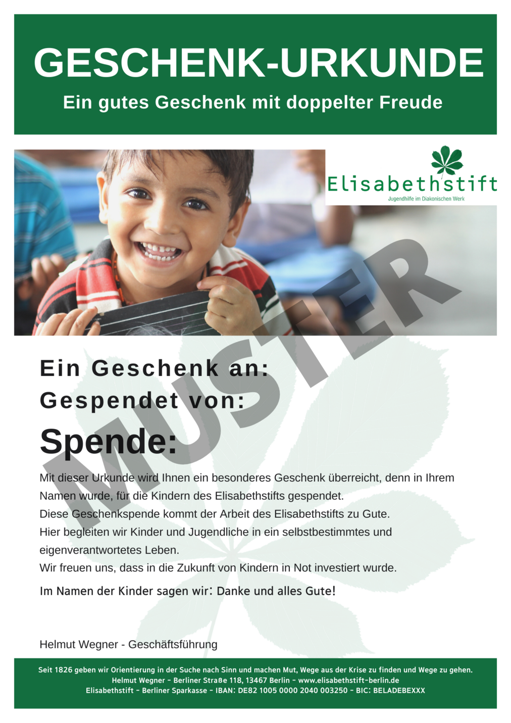 ein nachhaltiges Geschenk: Spenden für Kinder in Not 