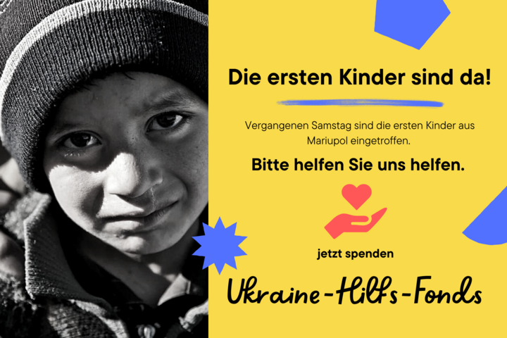 Ukrainische Kinder aus Waisenhaus angekommen – helfen Sie uns helfen () | Elisabethstift Berlin