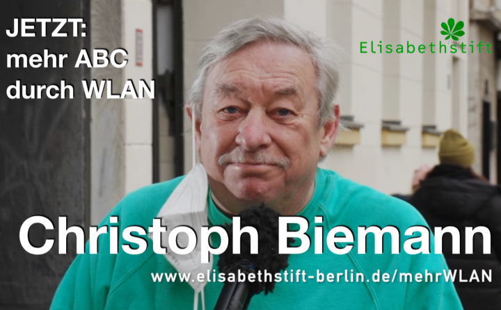 Christoph Biemann setzt sich für Elisabethstift ein (Kinder, Kinderheim, Waisenhaus, Lockdown, Corona, Spende, Biemann, Maus, Christoph) | Elisabethstift Berlin