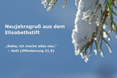 Neujahrsgruß | Elisabethstift Berlin