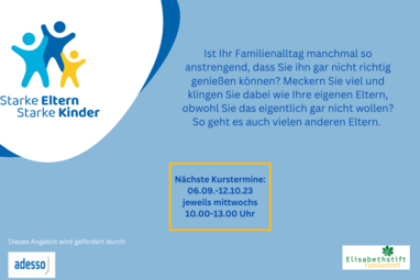 Kursangebot Starke Eltern - Starke Kinder | Elisabethstift Berlin
