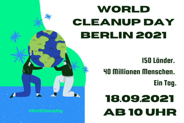 Einladung zum World Cleanup Day Berlin 2021 () | Elisabethstift Berlin